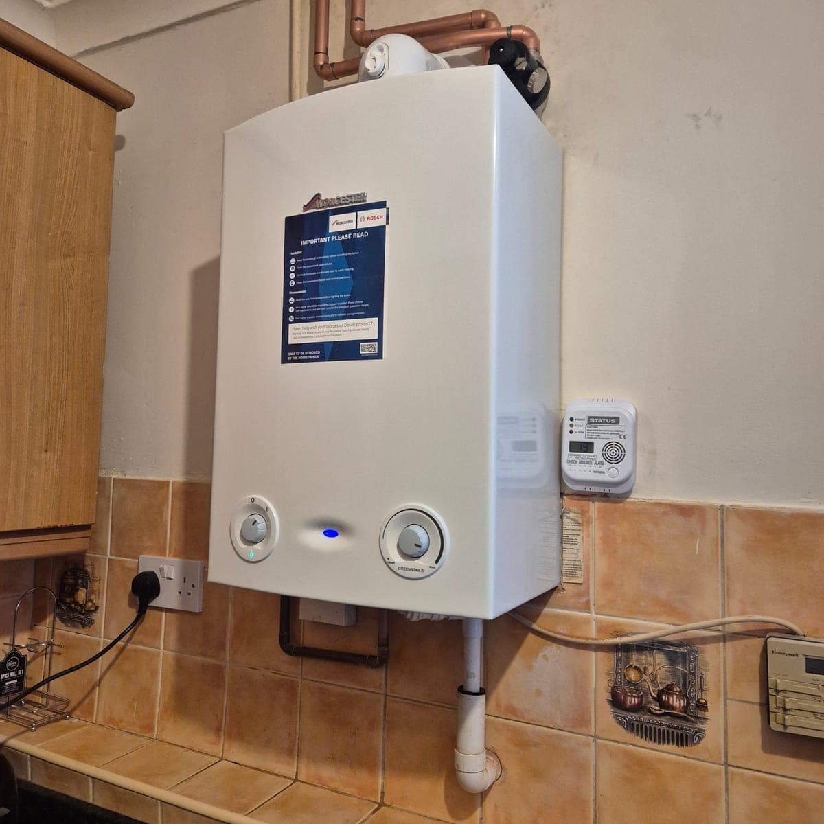 Worcester Bosch boiler installation by Boiler Point Great Yarmouth